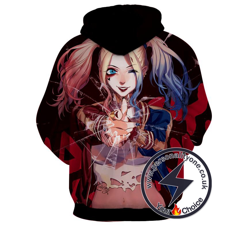 Harley Quinn - Harley Quinn 3D - Hoodies